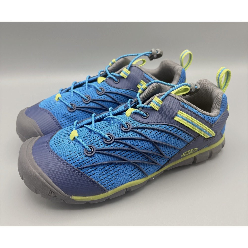 KEEN Kids Youth Size 4 Chandler CNX Water Shoes Blue Outdoor Hiking Sneaker New!